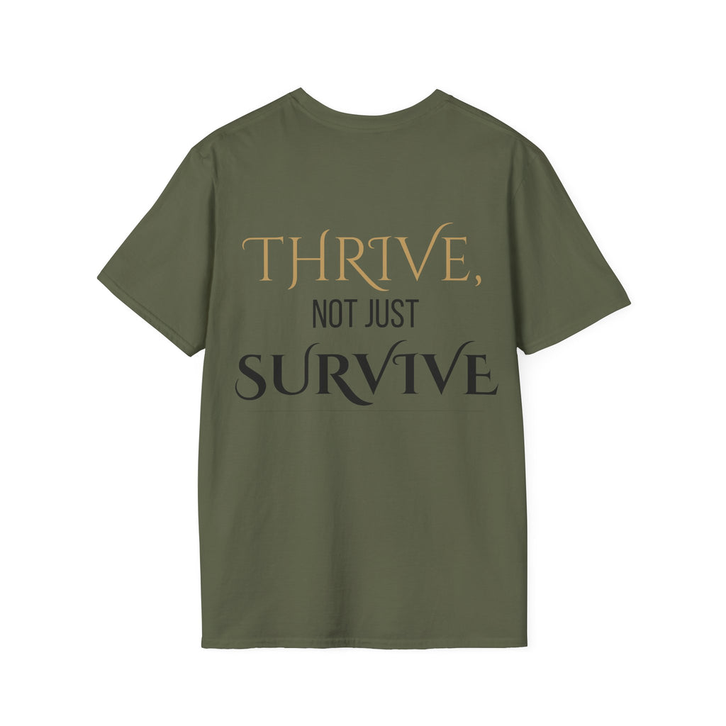 Thrive, Not Just Survive Unisex Cotton Tee