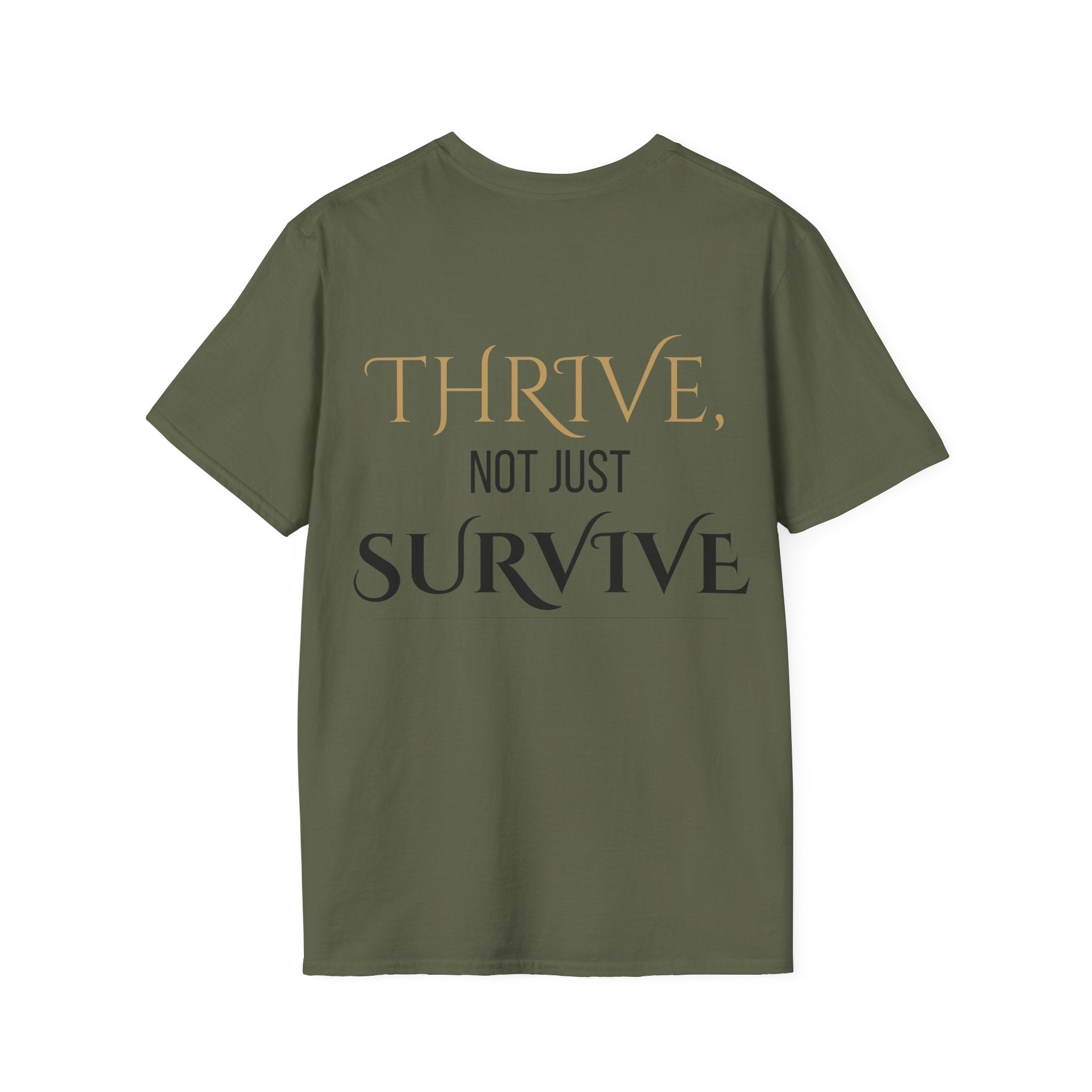 Thrive, Not Just Survive Unisex Cotton Tee