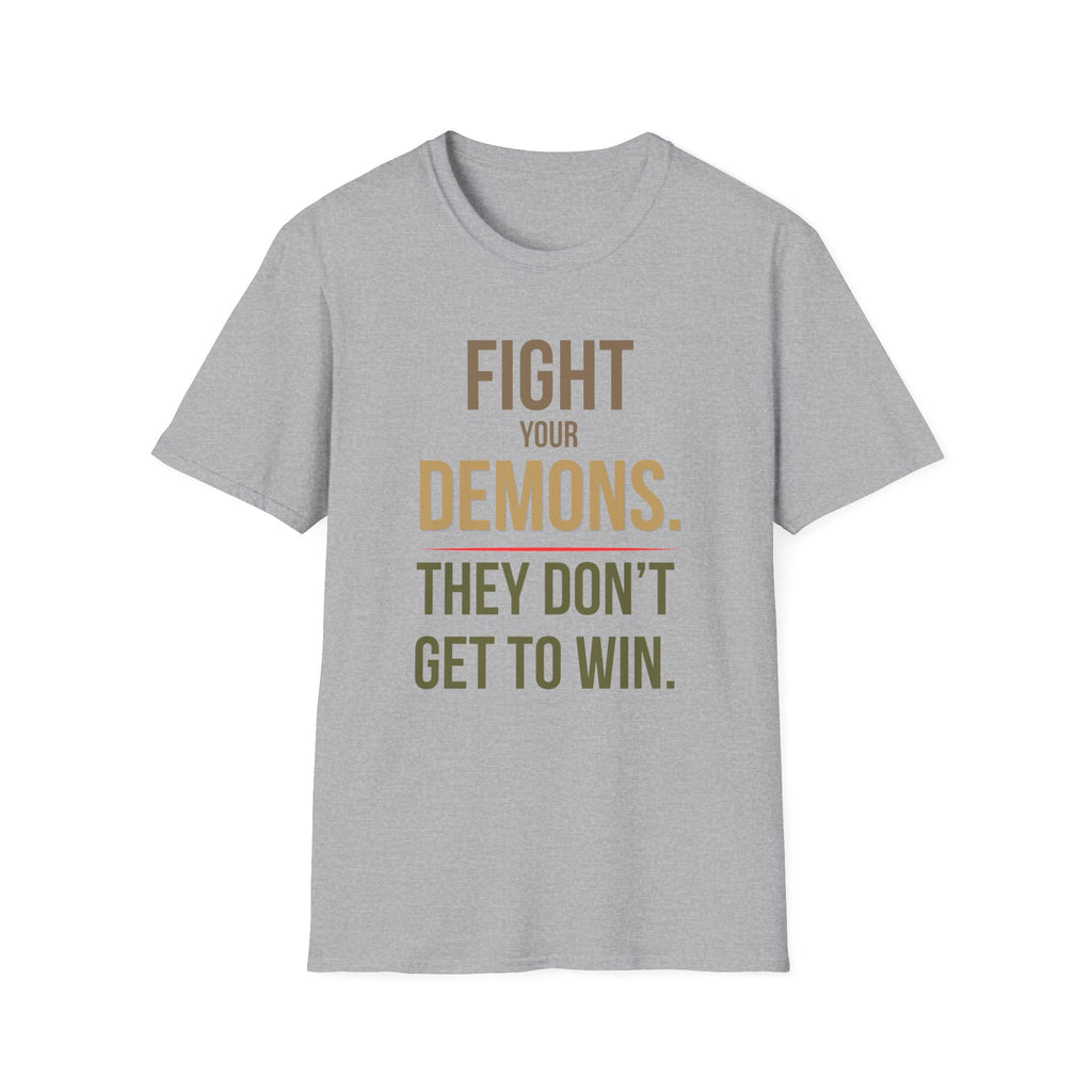 Fight Your Demons Tee | Veteran Resilience Graphic T-Shirt | FLT
