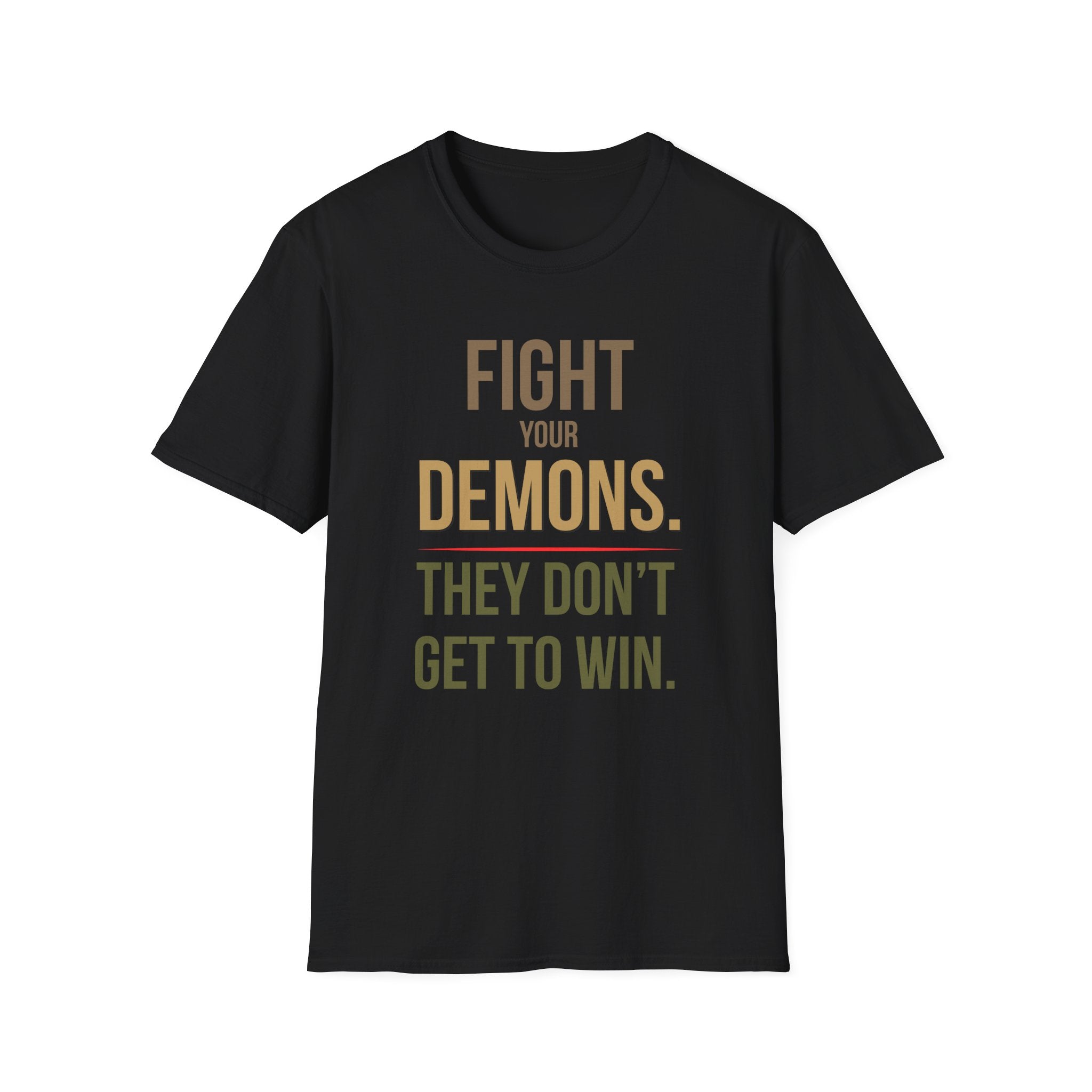 Fight Your Demons Tee | Veteran Resilience Graphic T-Shirt | FLT