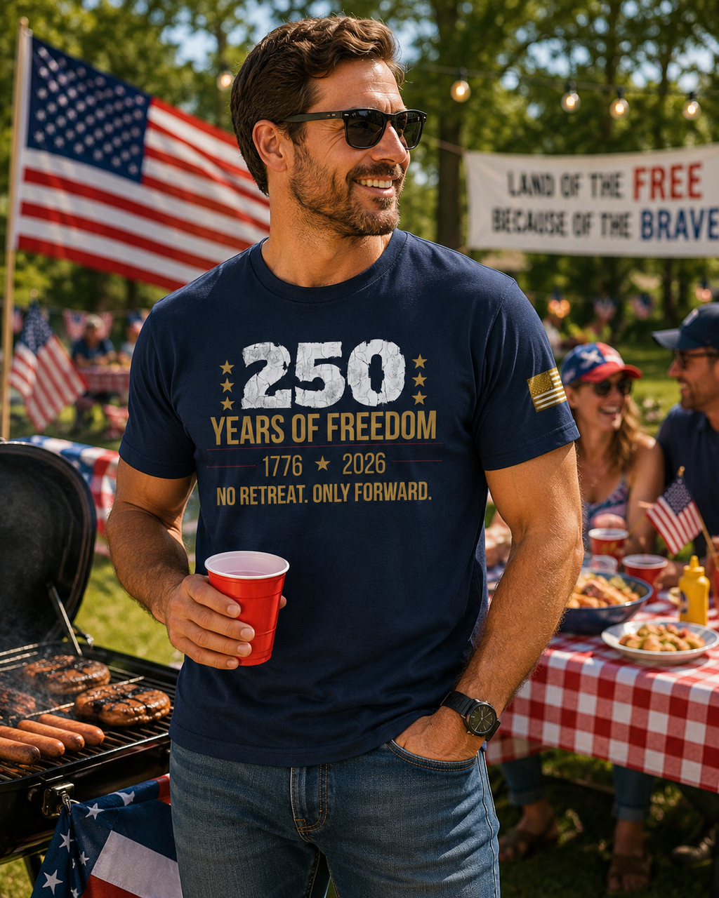 America 250 Limited Edition Patriotic Tee