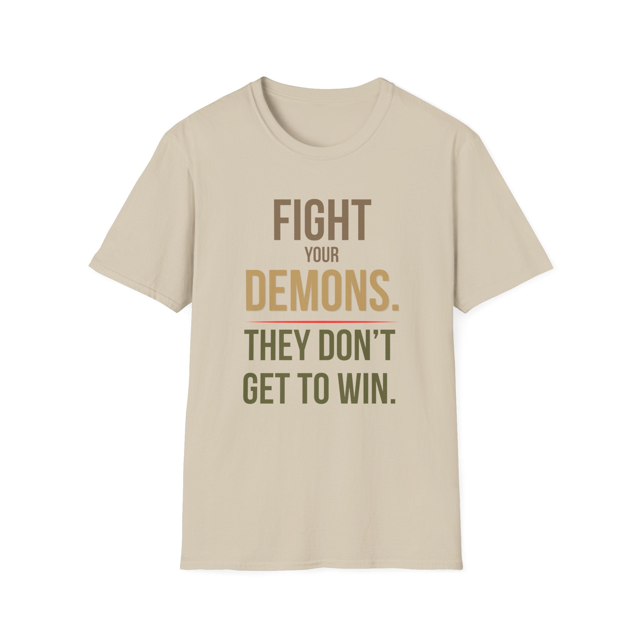 Fight Your Demons Tee | Veteran Resilience Graphic T-Shirt | FLT