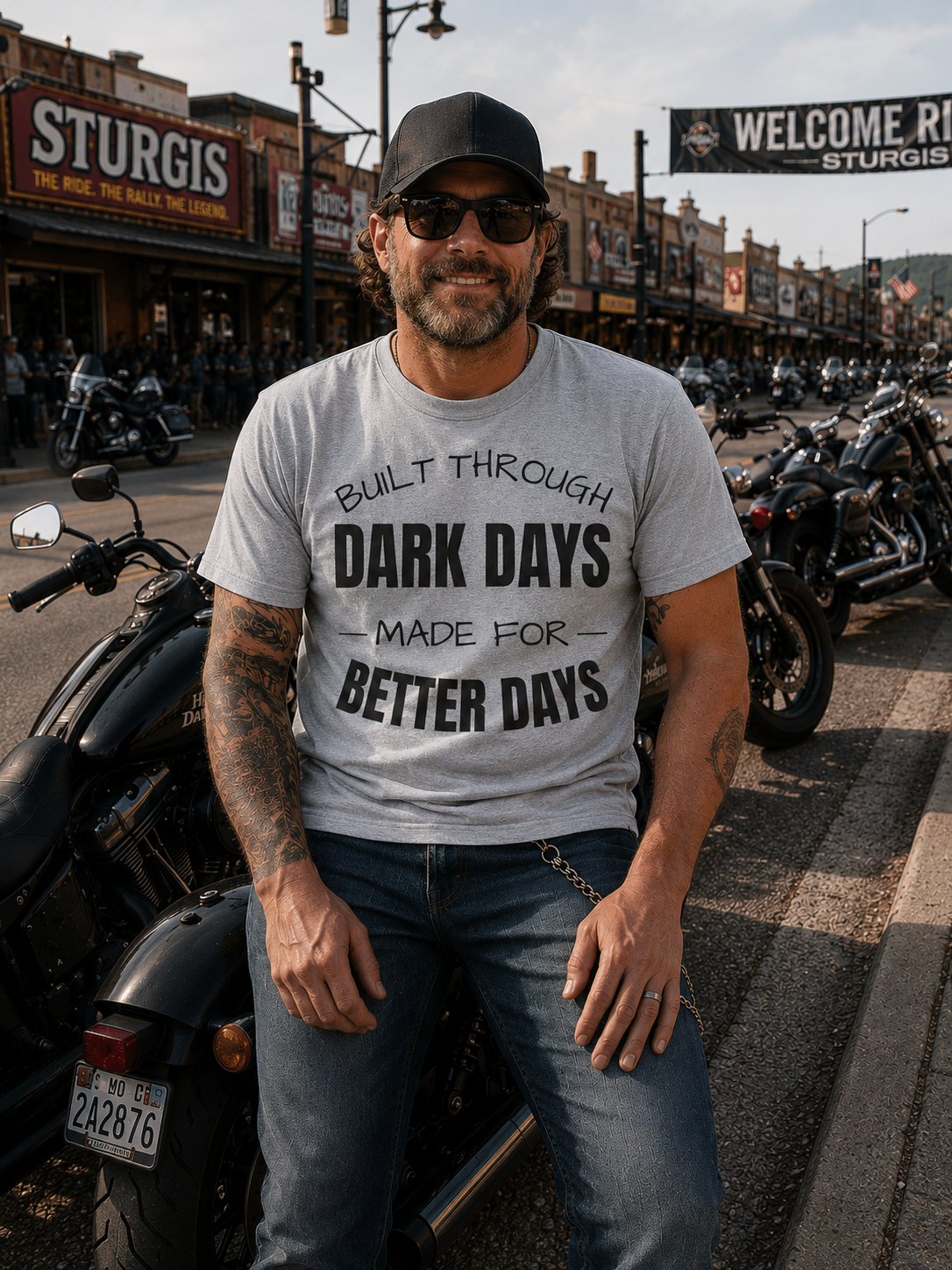 Built Through Dark Days / Made For Better Days Tee