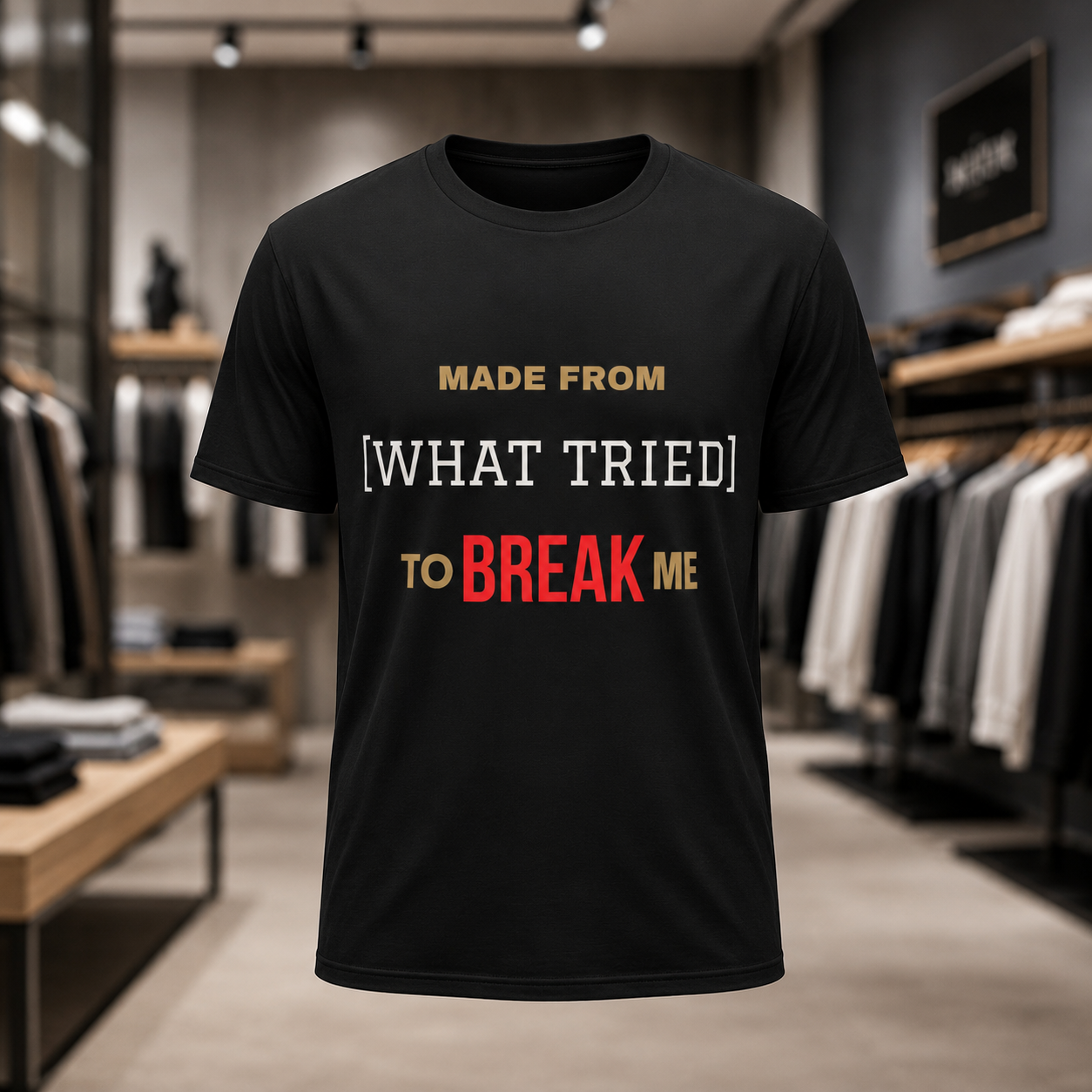 Made From What Tried To Break Me Tee