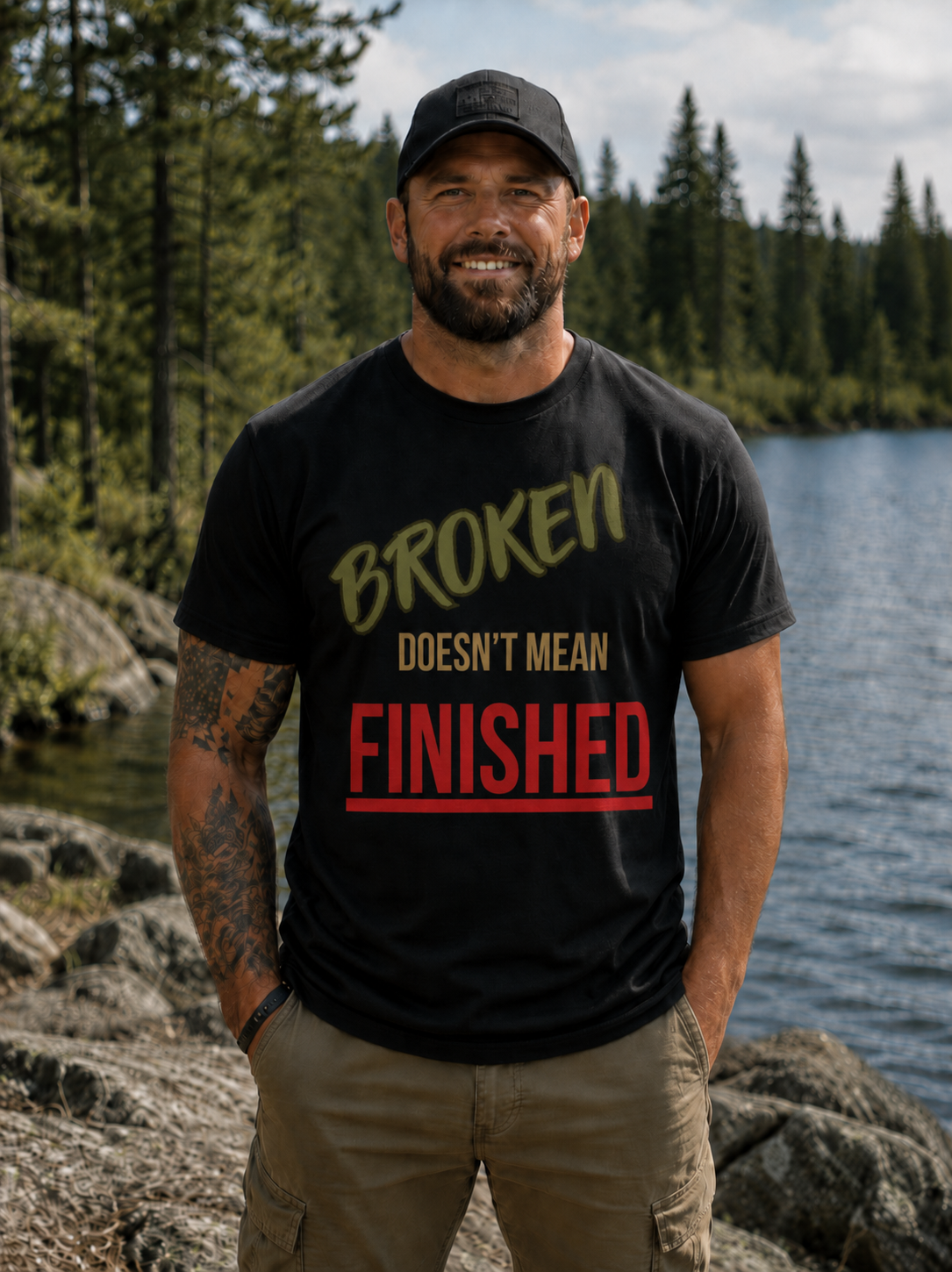 Broken Doesn’t Mean Finished Tee