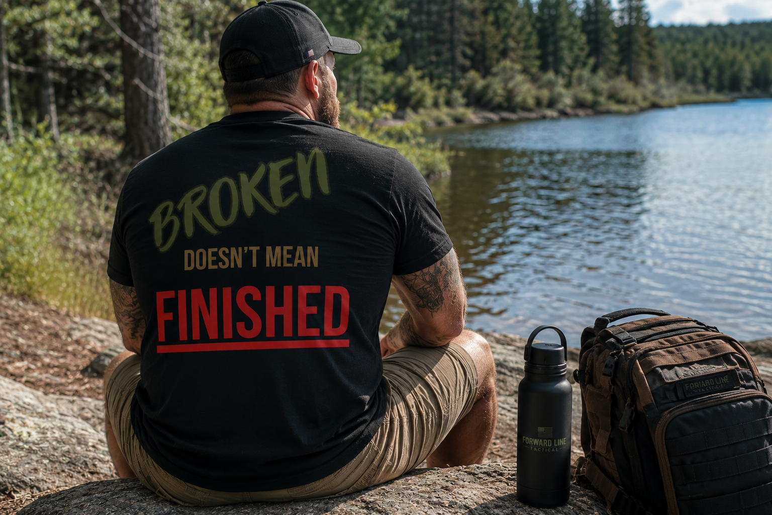 Broken Doesn’t Mean Finished Tee