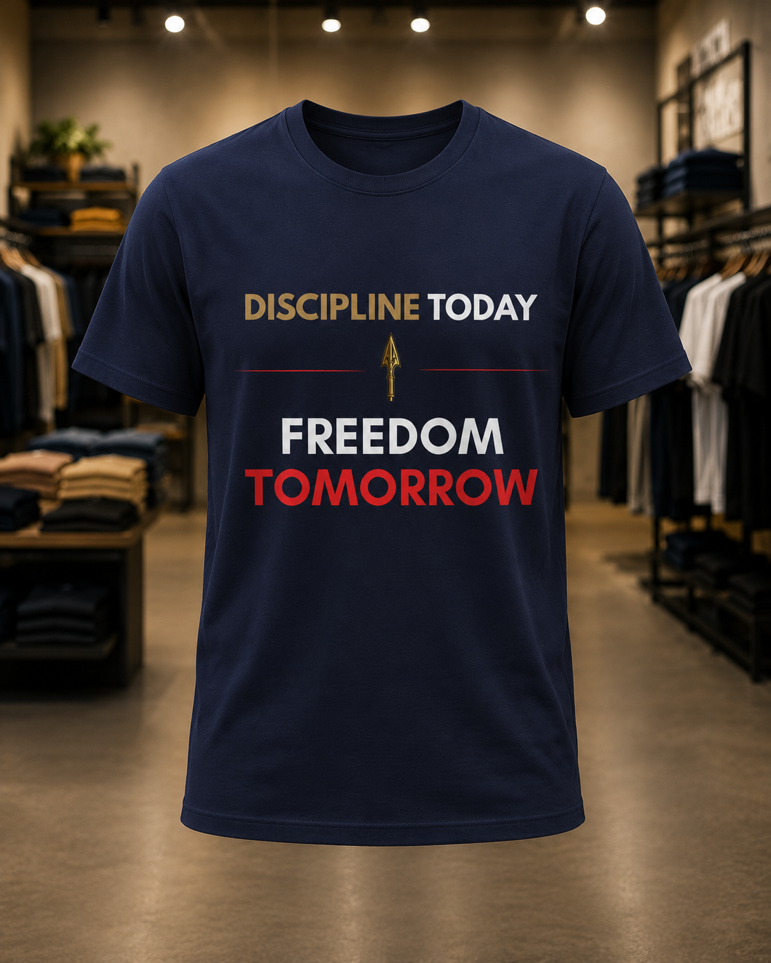 Discipline Today. Freedom Tomorrow. Tee