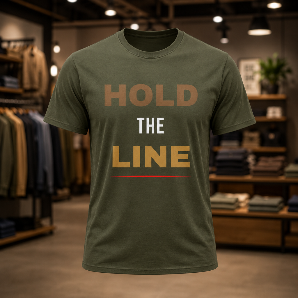 Hold The Line Tee | Veteran Resilience Graphic T-Shirt | FLT