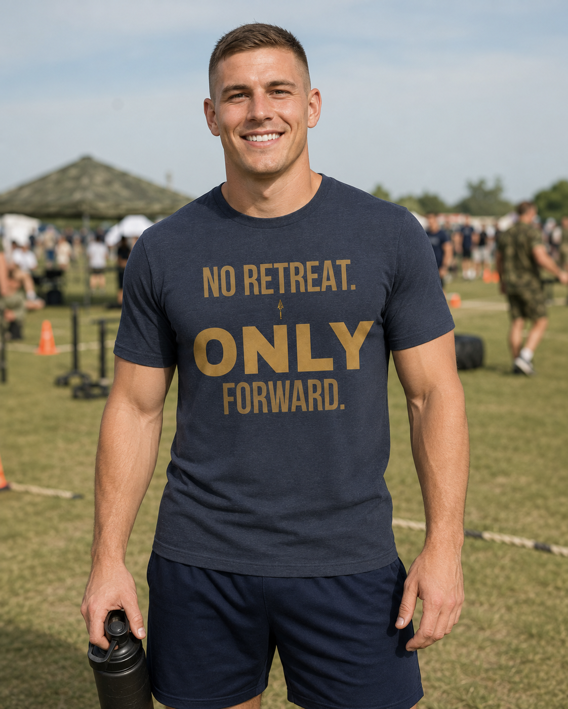 Forward Line Tactical | NO RETREAT. ONLY FORWARD. Tee