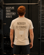 FLT Nobody Is Coming Tee | Pull Yourself Up and GO!