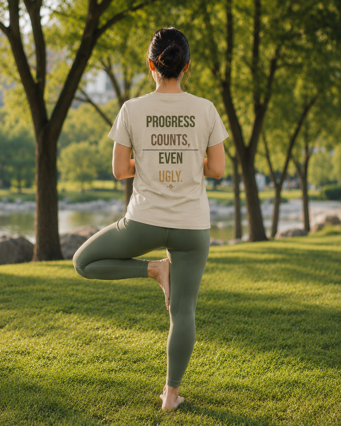 Progress Counts Even Ugly Graphic T-Shirt