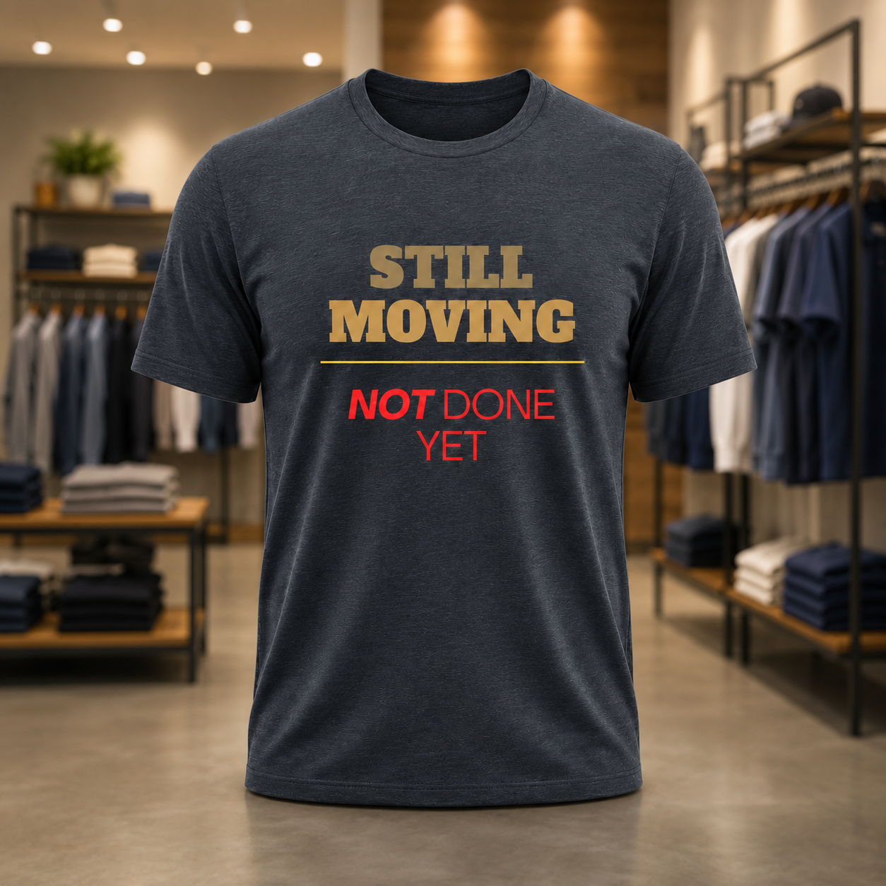Still Moving Not Done Yet Tee | Resilience Shirt by Forward Line Tactical