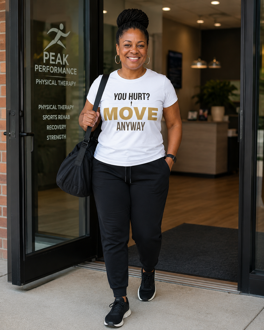 Forward Line Tactical | YOU HURT? MOVE ANYWAY Tee